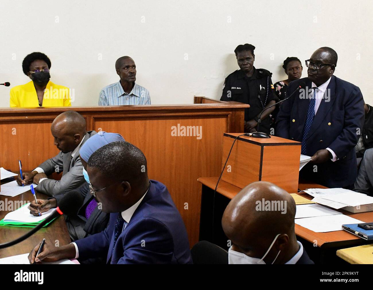 Ugandan Karamoja Affairs minister Mary Goretti Kitutu and her brother