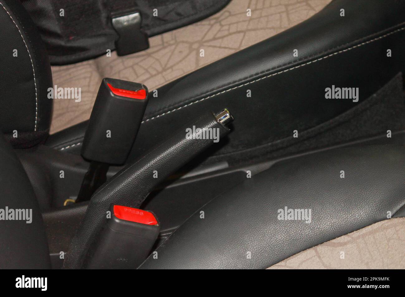 Car With Hand Operated Brakes Stock Photo Alamy