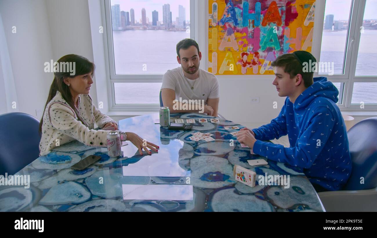 MY UNORTHODOX LIFE, from left: Julia Haart, Shlomo Hendler, Aron