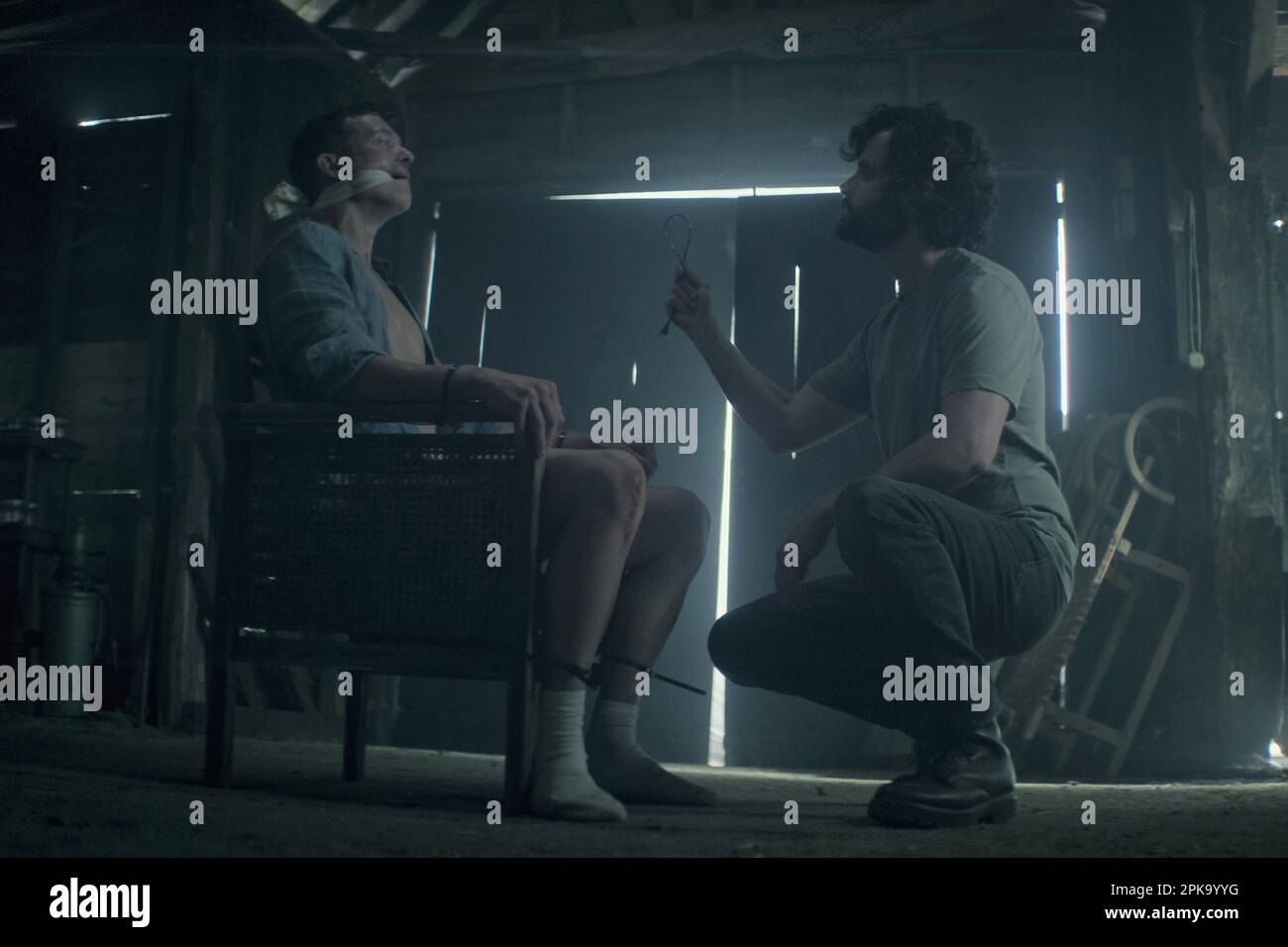 YOU, from left Ed Speleers, Penn Badgley, Good Man, Cruel World