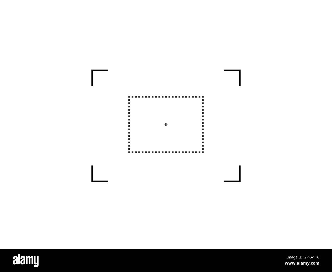 Camera focus lens icon isolated on white background. Photo camera