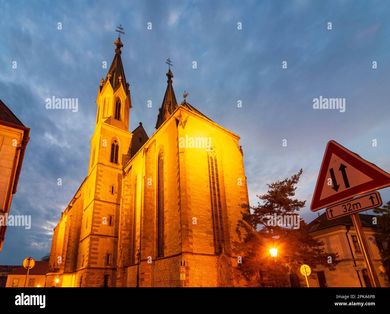 Kromeriz (Kremsier), Church of Saint Maurice in Zlinsky, Zlin Region (Zliner Region), Czechia Stock Photo