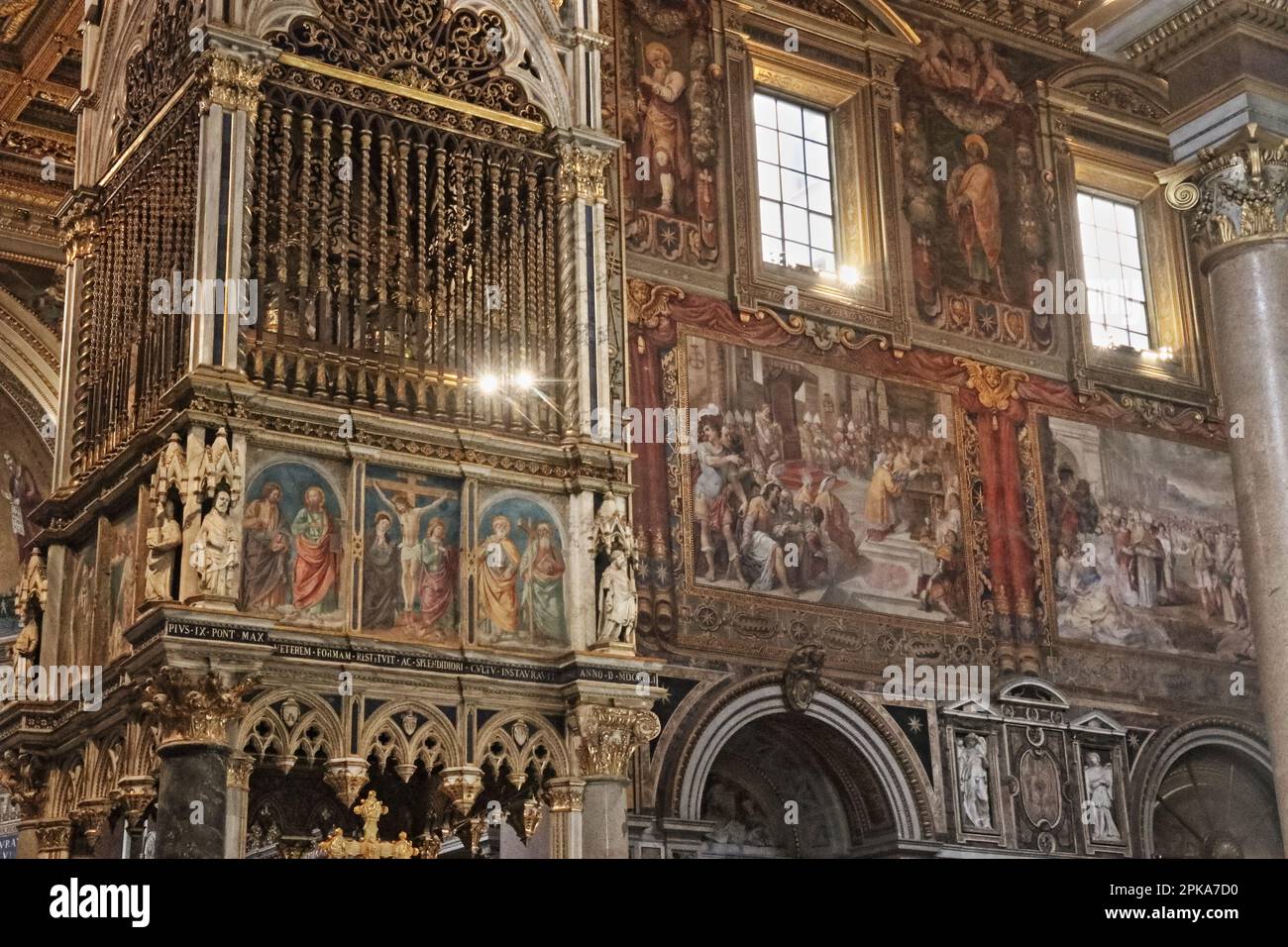 The Archbasilica Of Saint John Lateran In Rome, Italy Stock Photo - Alamy