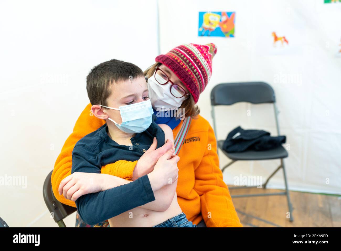 Vaccination Of 5 11 Year Olds In A Vaccination Center In Val De Marne