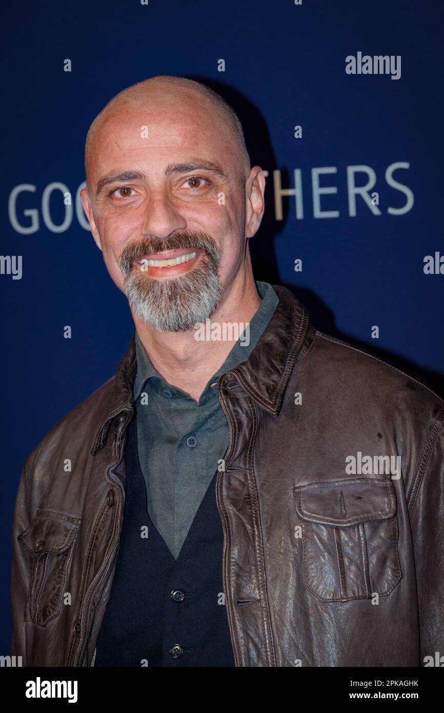 Rome, Italy. 04th Apr, 2023. Riccardo Floris attends "The Good Mothers" premiere at The Space Cinema Moderno on April 04, 2023 in Rome, Italy. Disney TV series (Photo by Gennaro Leonardi/Pacific Press/Sipa USA) Credit: Sipa USA/Alamy Live News Stock Photo