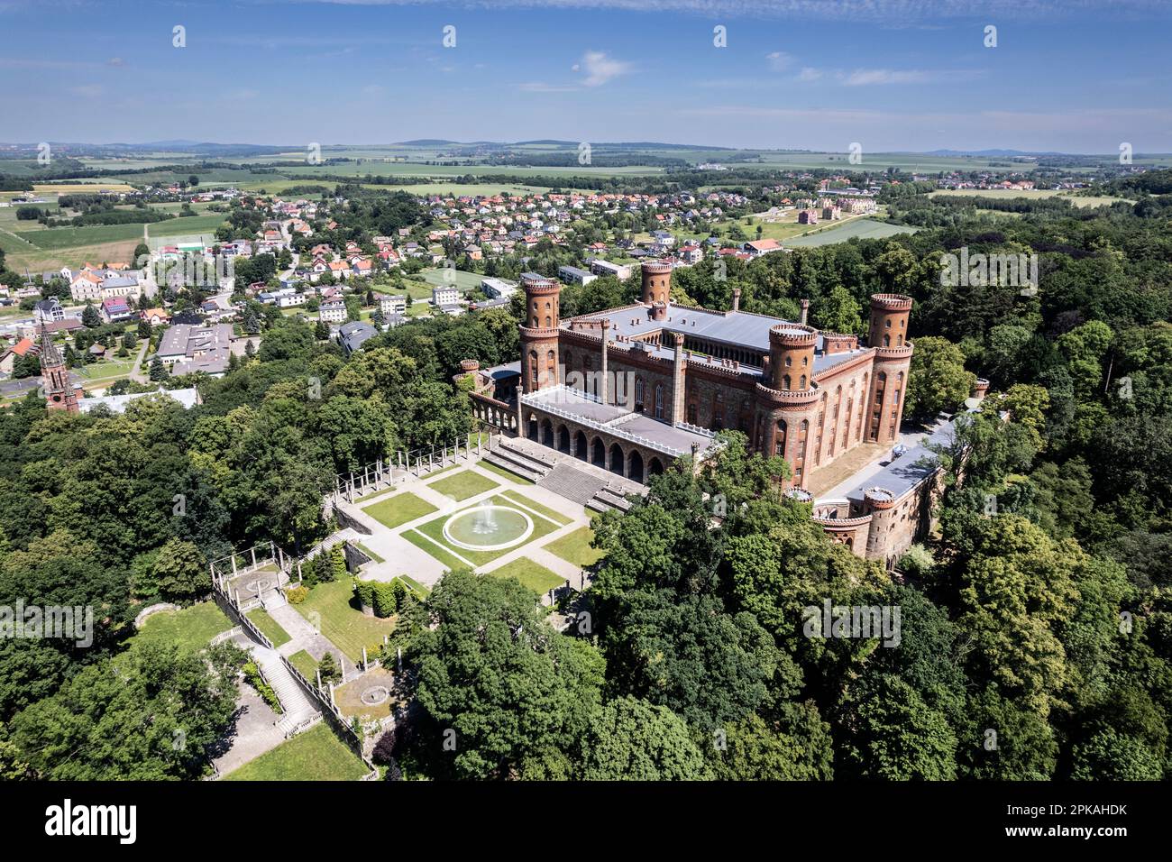 Europe, Poland, Lower Silesia, Schloss Kamenz / Kamieniec Zabkowicki