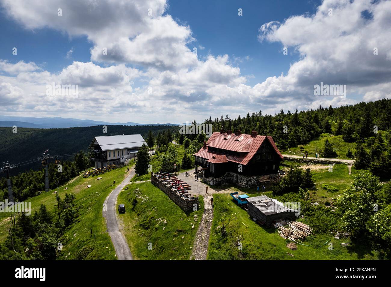Stog Europe, Poland, Lower Silesia, Izerskie Mountains - Stog Izerski Stock ...