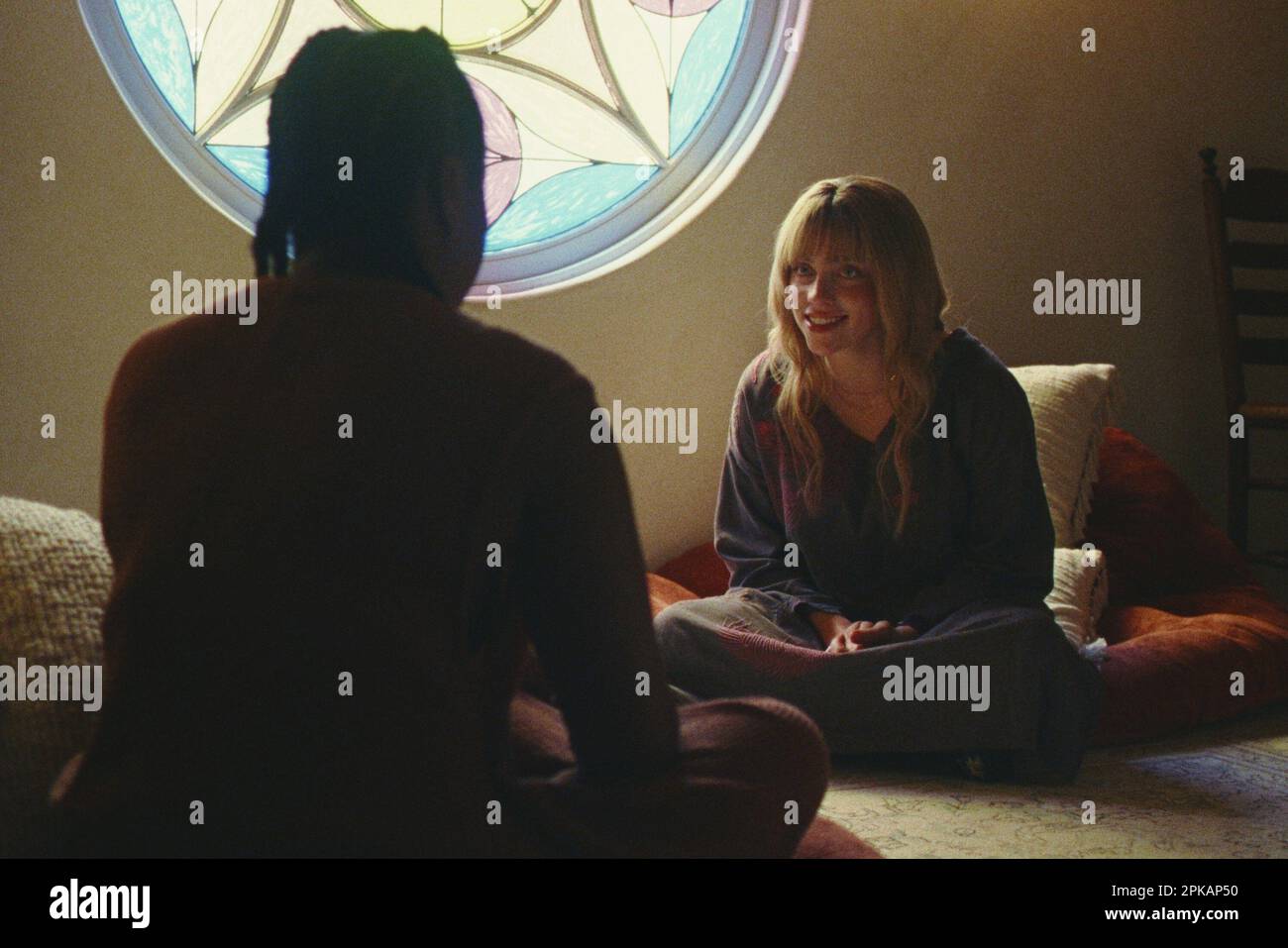 SWARM, from left: Dominique Fishback, Billie Eilish, Running Scared
