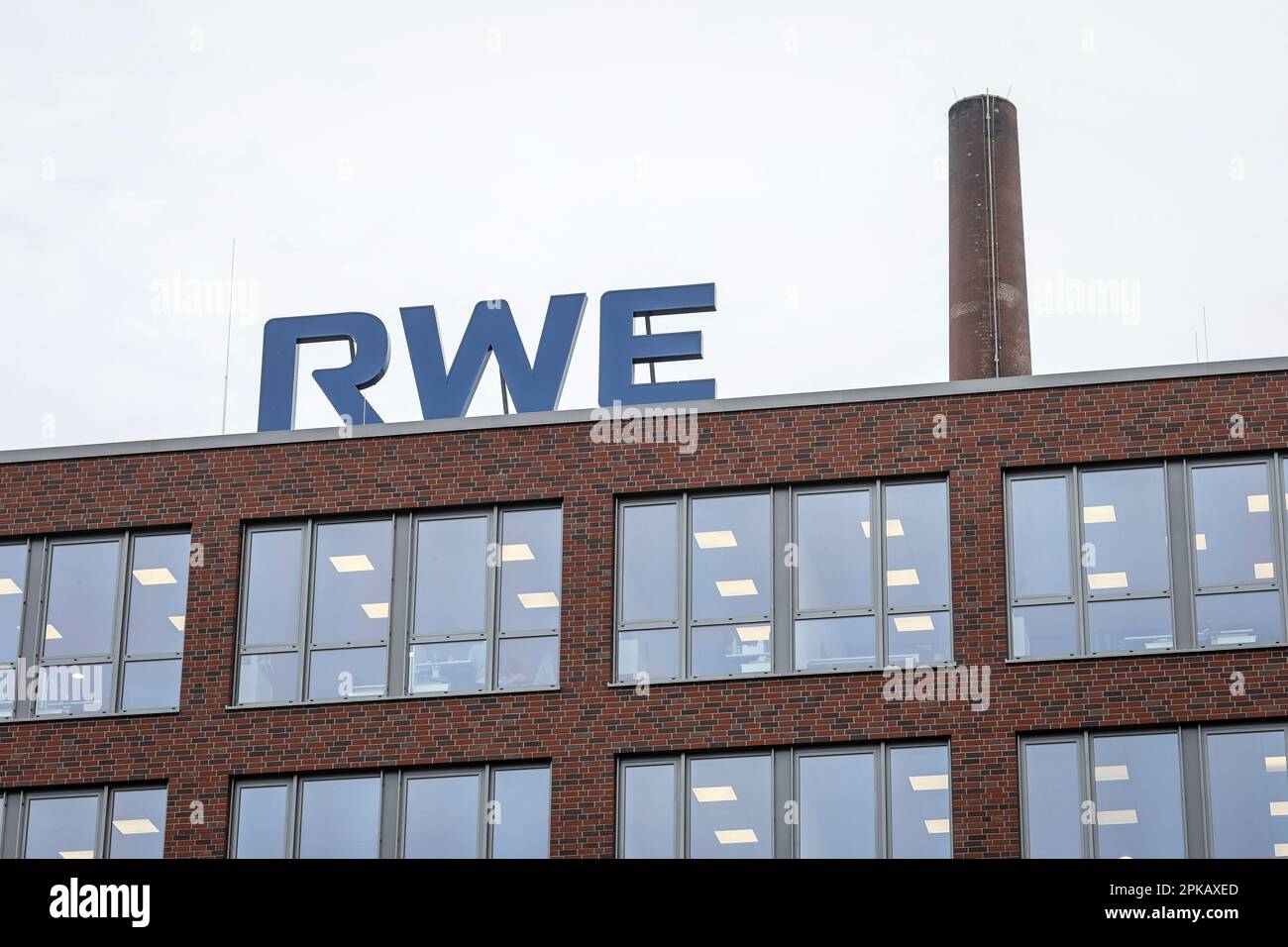 Essen, North Rhine-Westphalia, Germany - RWE headquarters, new RWE Campus in the Altenessen district. Stock Photo