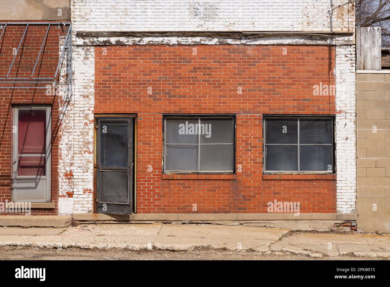 Buda, Illinois United States March 28th, 2023 Downtown building