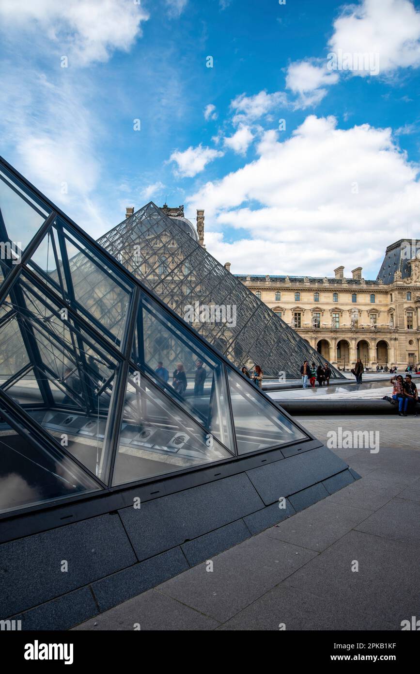 Famous iconic Louvre Palace in Paris, France Stock Photo Alamy