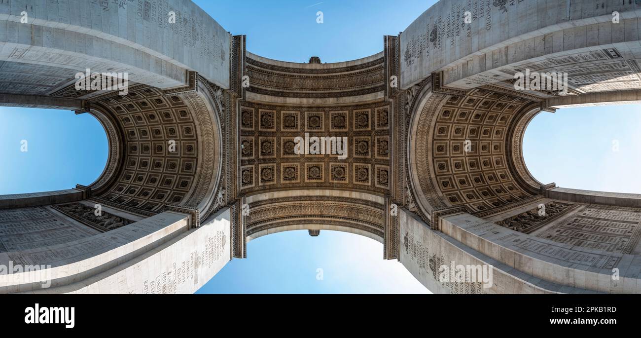 Iconic Arc de Triomphe in Summer in Paris, France Stock Photo - Alamy