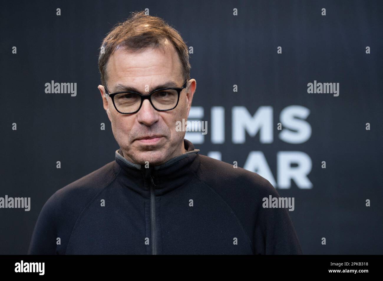 Reims, France. 06th Apr, 2023. Dominik Moll attending a Tribute to French Criminal Movies during the 3rd Reims Polar Film Festival in Reims, France on April 06, 2023. Photo by Aurore Marechal/ABACAPRESS.COM Credit: Abaca Press/Alamy Live News Stock Photo