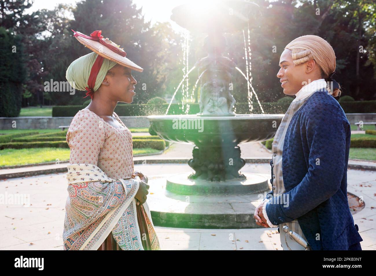 CHEVALIER, from left: Ronke Adekoluejo, Kelvin Harrison Jr. as Joseph