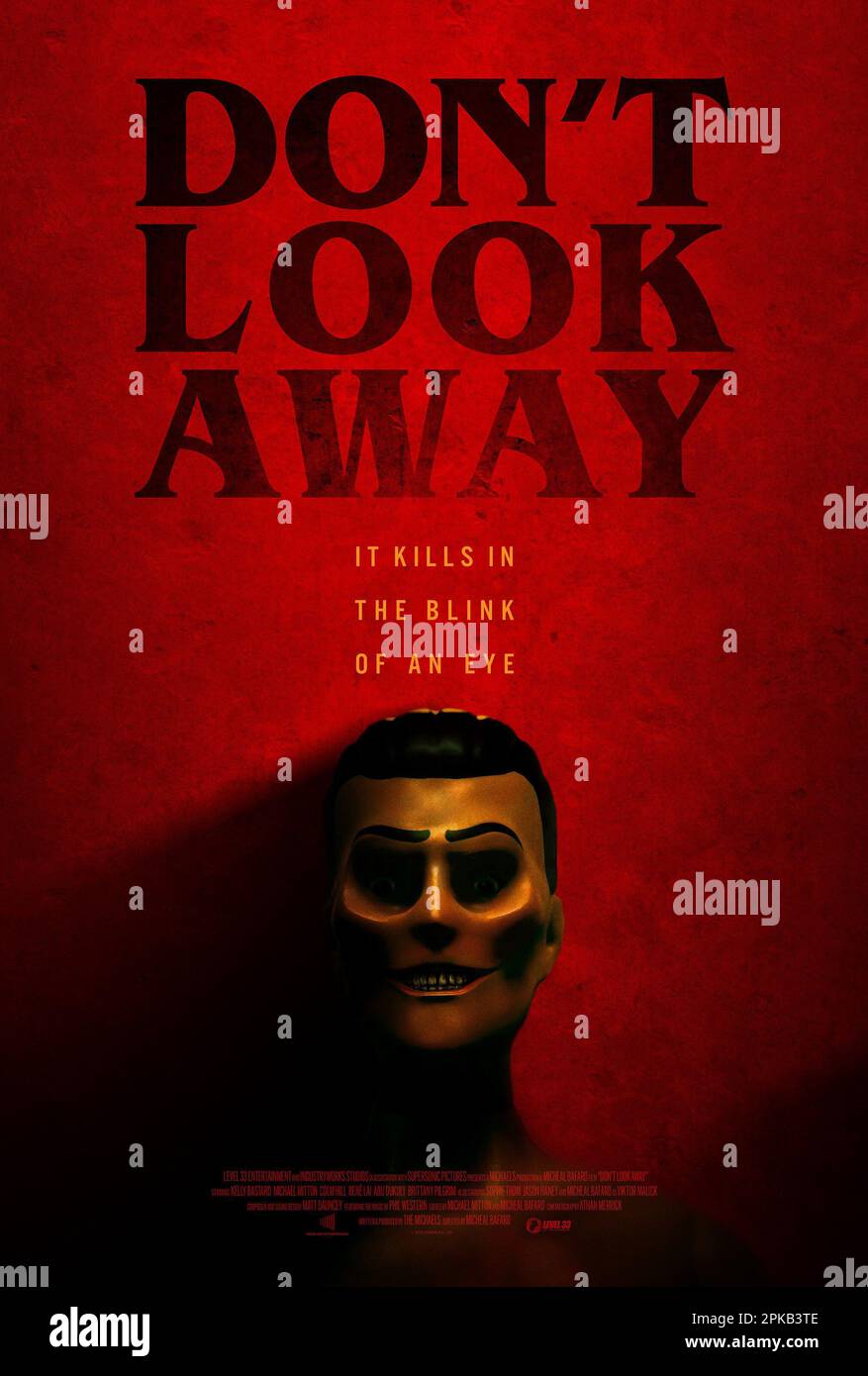 DON'T LOOK AWAY, (aka MANNEQUIN), poster, 2023. © Level 33