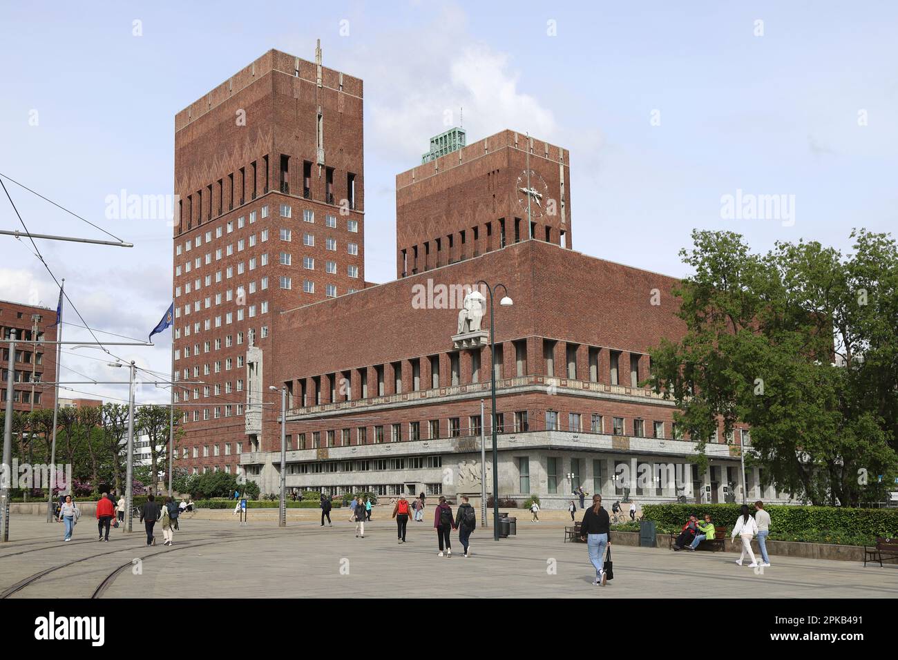 Oslo, Norway, Radhus, City Hall Stock Photo - Alamy