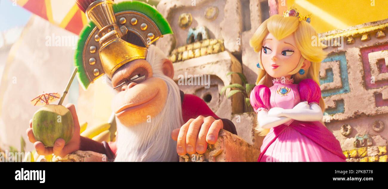 Super Mario Bros. Movie' official trailer introduces Princess Peach, Donkey  Kong - ABC News, peaches mario 