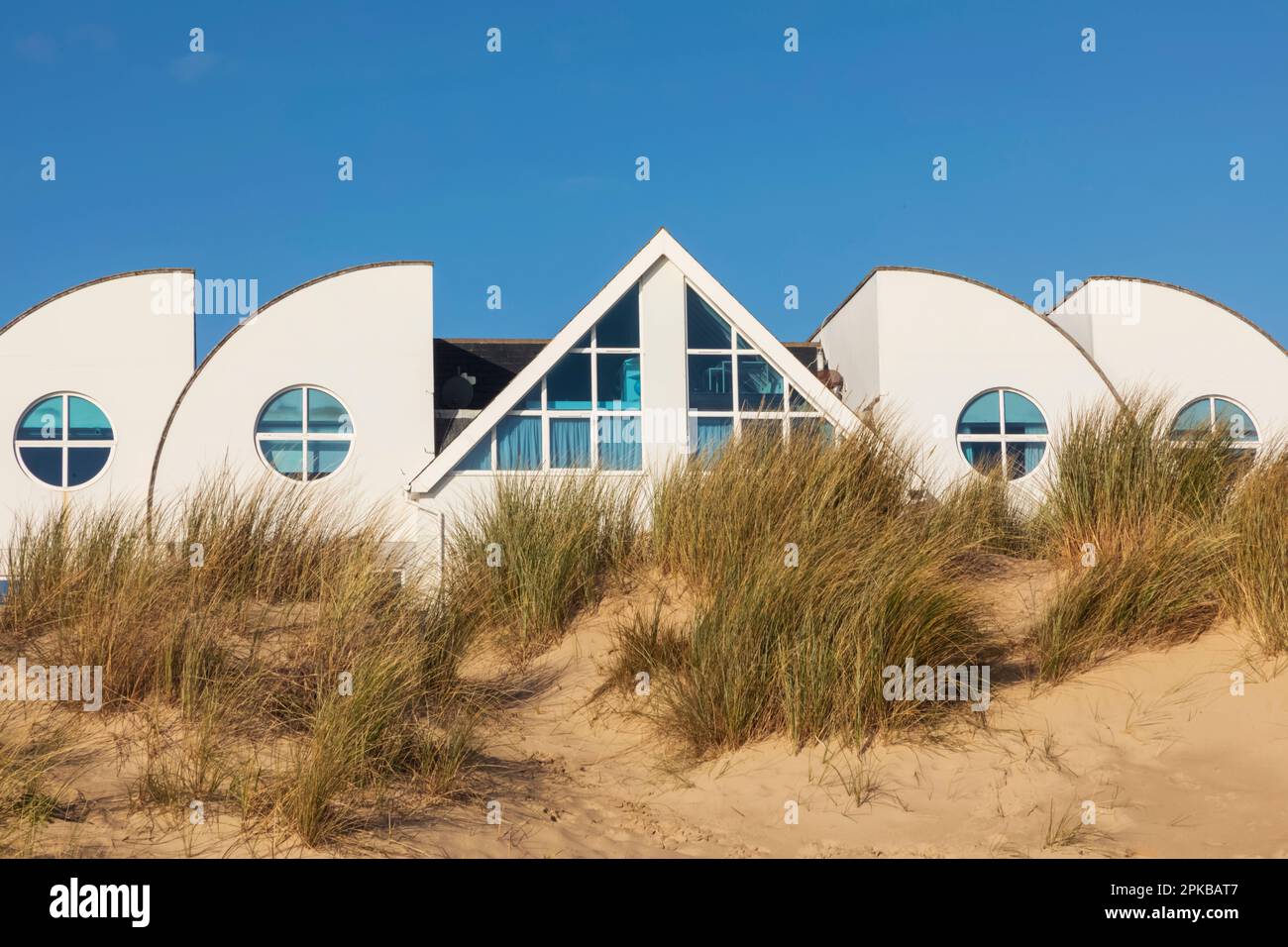 England, Dorset, Poole, Sandbanks Beach and Luxury Waterfront