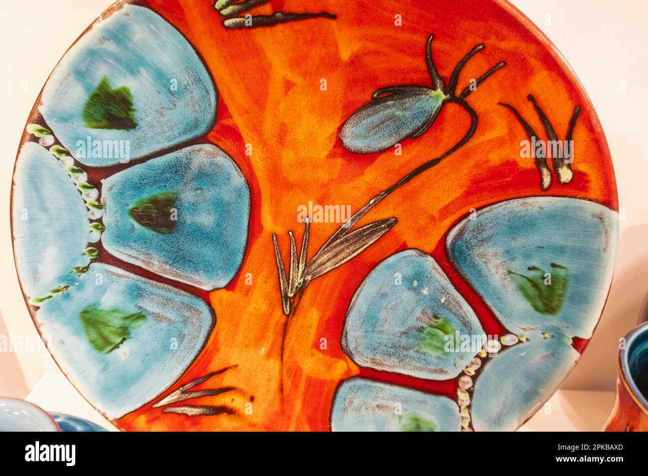 England, Dorset, Poole, Studio Poole Pottery Outlet, Display of