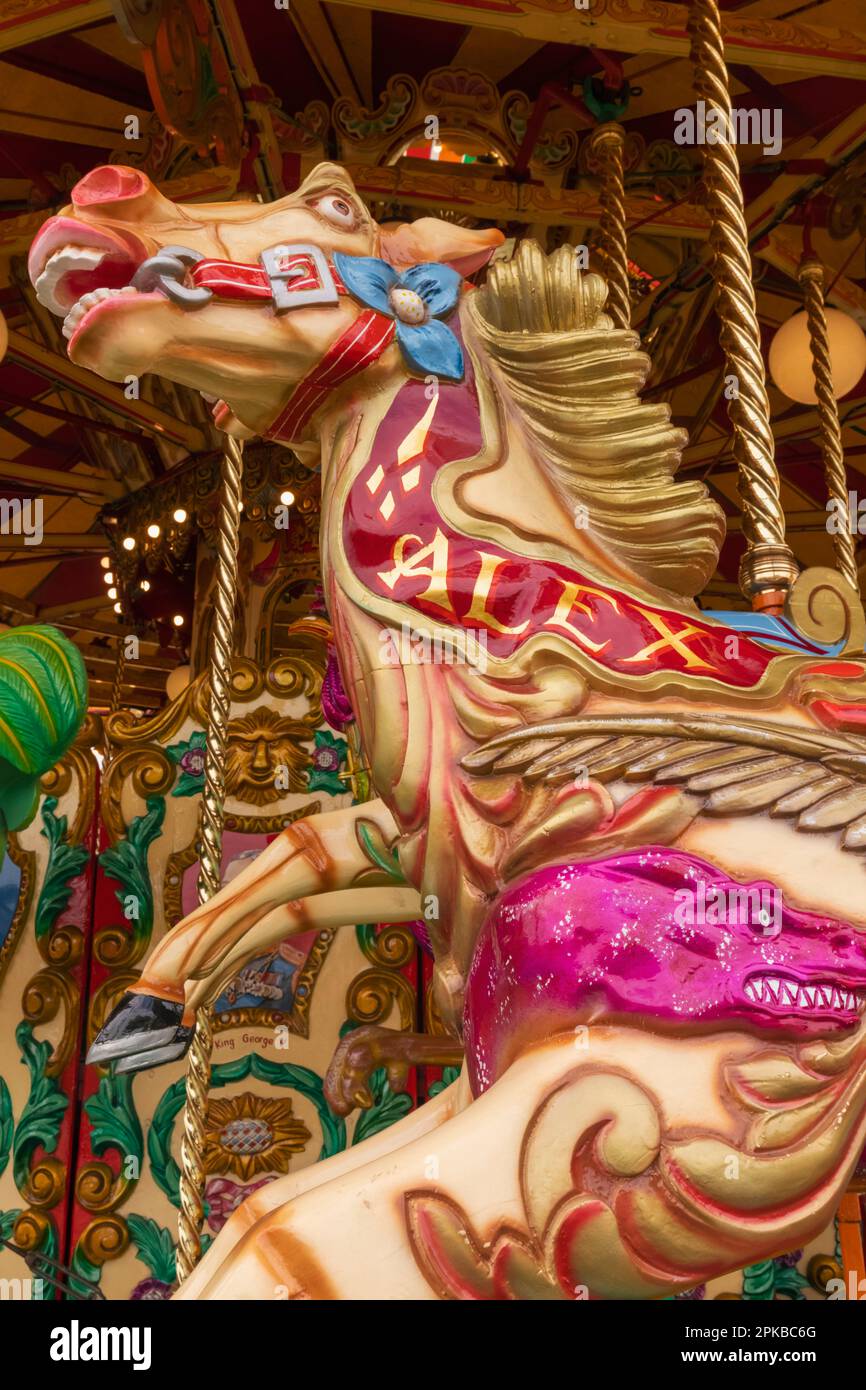 Merry go round horse carousel hires stock photography and images Alamy