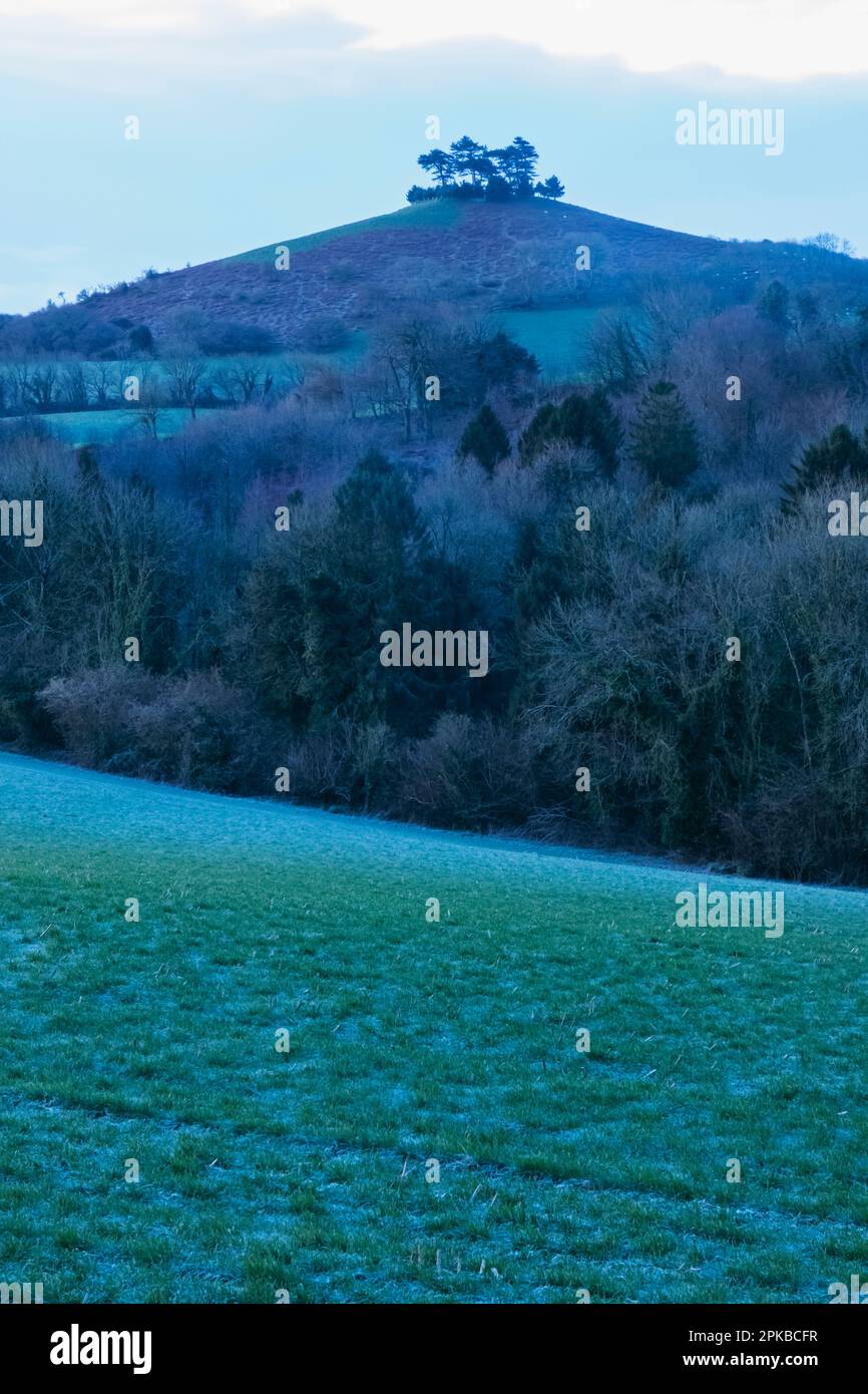 England, Dorset, Bridport, Symondsbury Estate, Colmers Hill Stock Photo