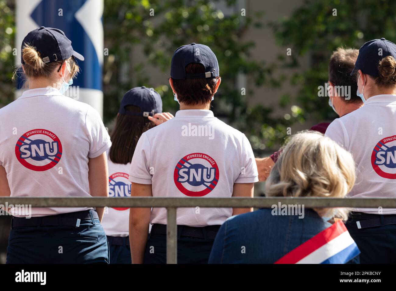 Cérémonie de remise des diplômés du SNU. Stock Photo