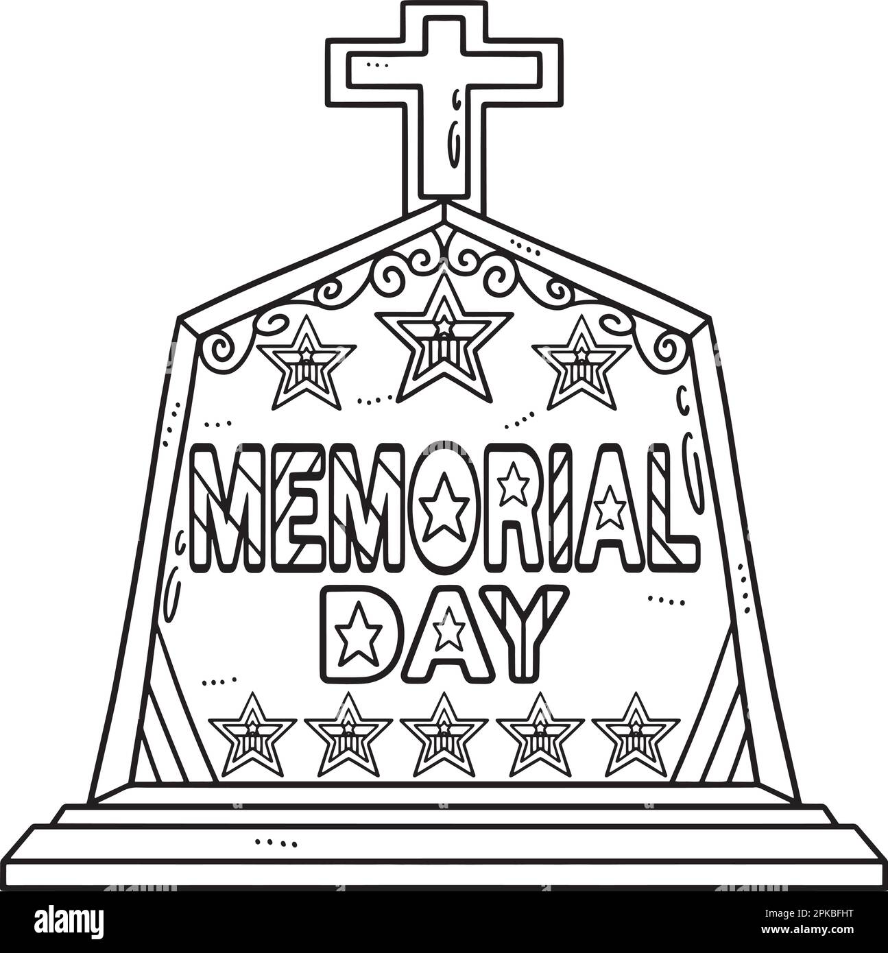 Christian Flag Coloring Page