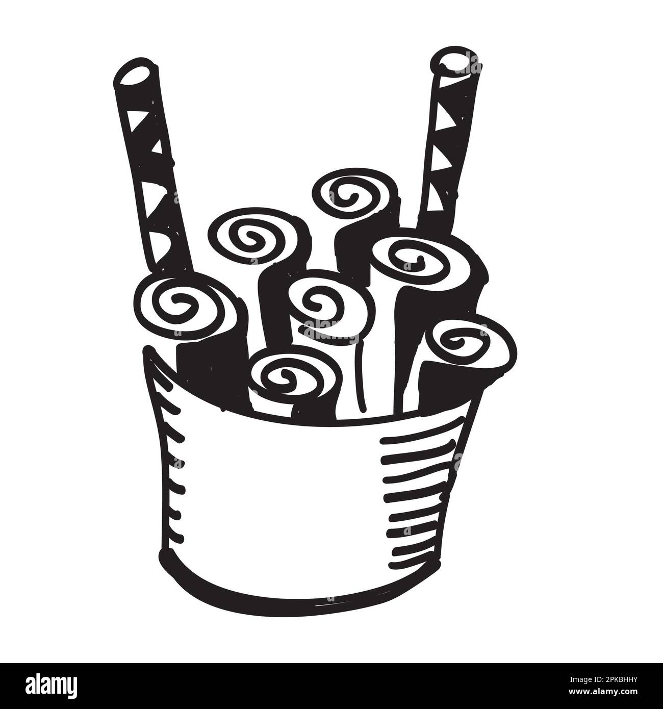 ice cream roll Stock Photo Alamy