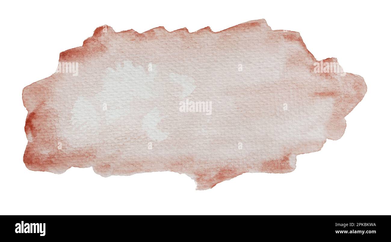 brown watercolor abstract hand painting spot background Stock Photo - Alamy