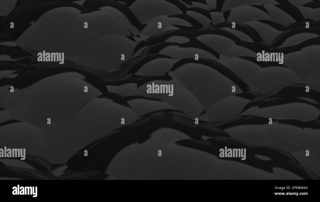 3d render black waves. Computer generated 3d render Stock Photo - Alamy