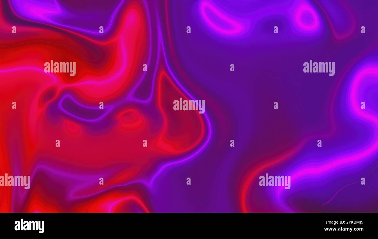 Blue ultraviolet neon wavy lines hi-res stock photography and images ...
