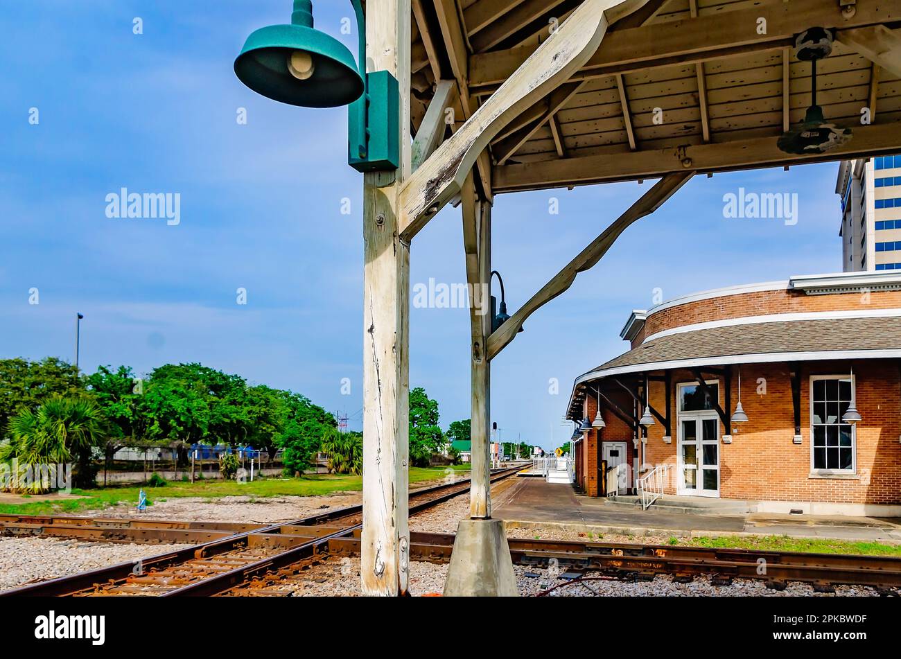 Gulfport Union Station train depot is pictured, April 2, 2023, in