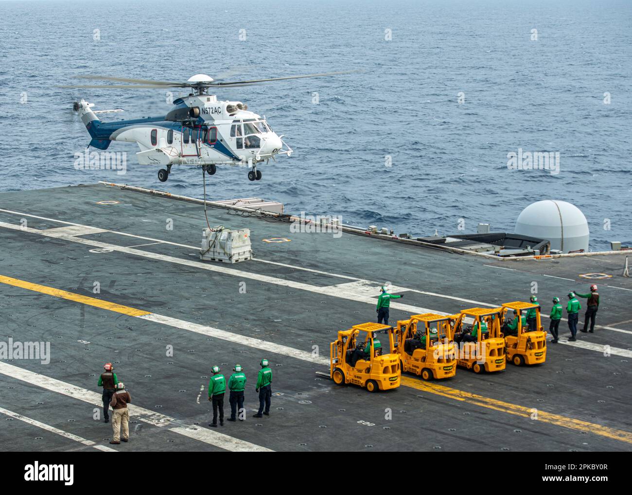 230406 N NX635 1082 EAST CHINA SEA April 6 2023 A Super Puma EC 225