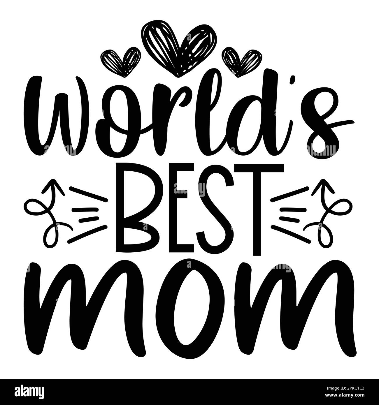 World's Best Mom, Mother's Day typography shirt design for mother lover ...