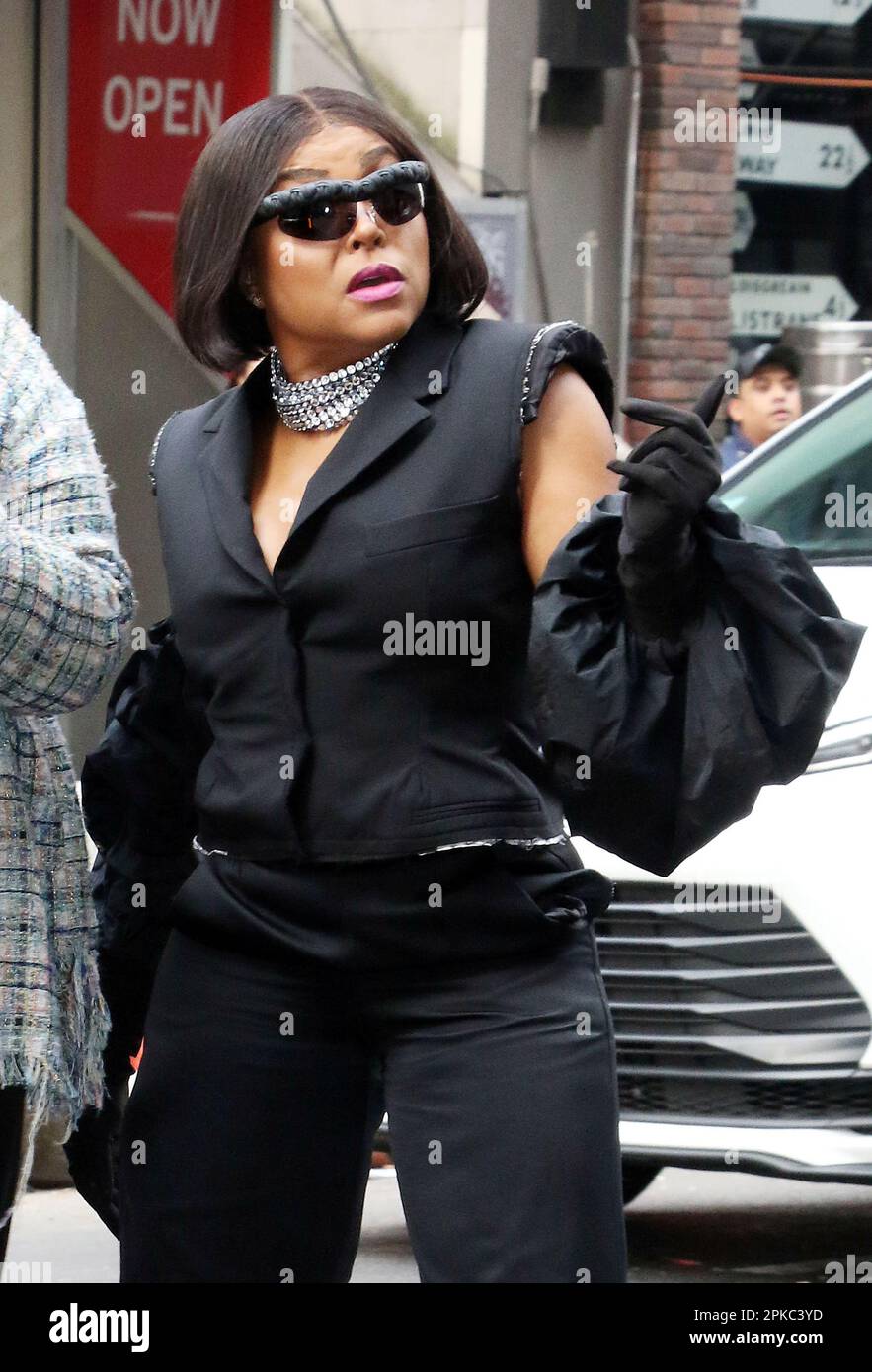 New York, NY, USA. 6th Apr, 2023. Taraji P. Henson seen at NBC