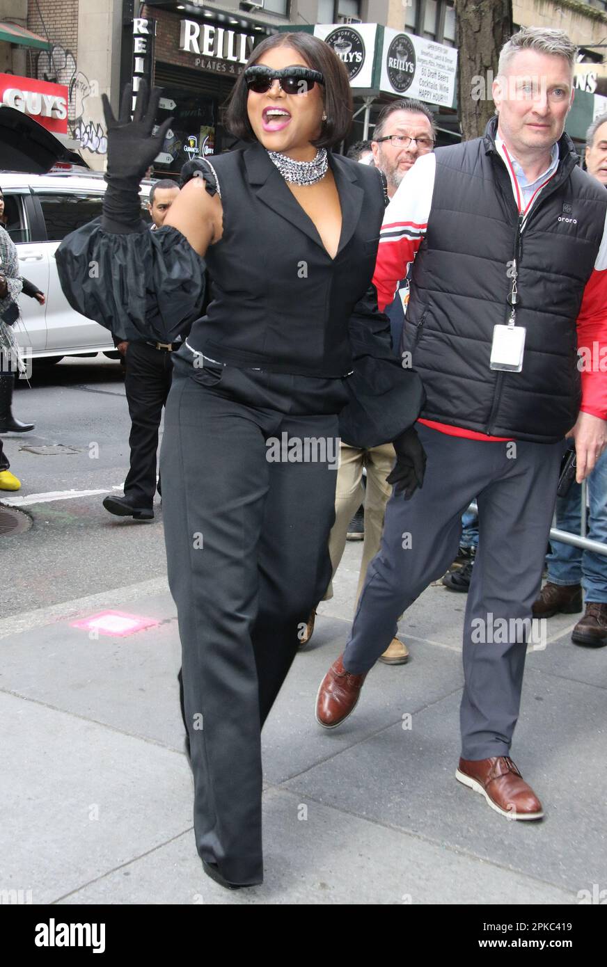 New York, NY, USA. 6th Apr, 2023. Taraji P. Henson seen at NBC's Today