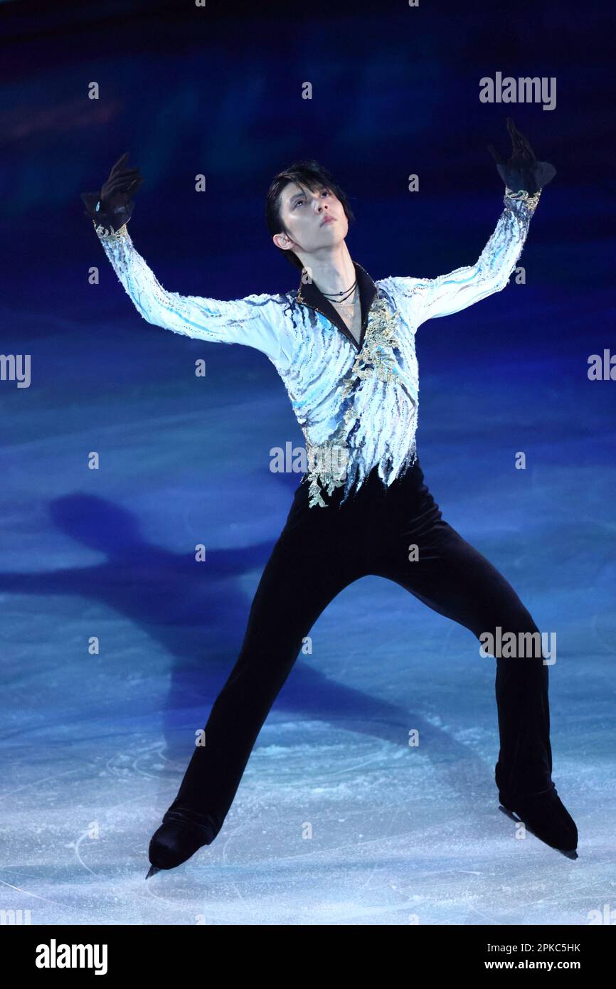 Yokohama Arena, Kanagawa, Japan. 6th Apr, 2023. Yuzuru Hanyu