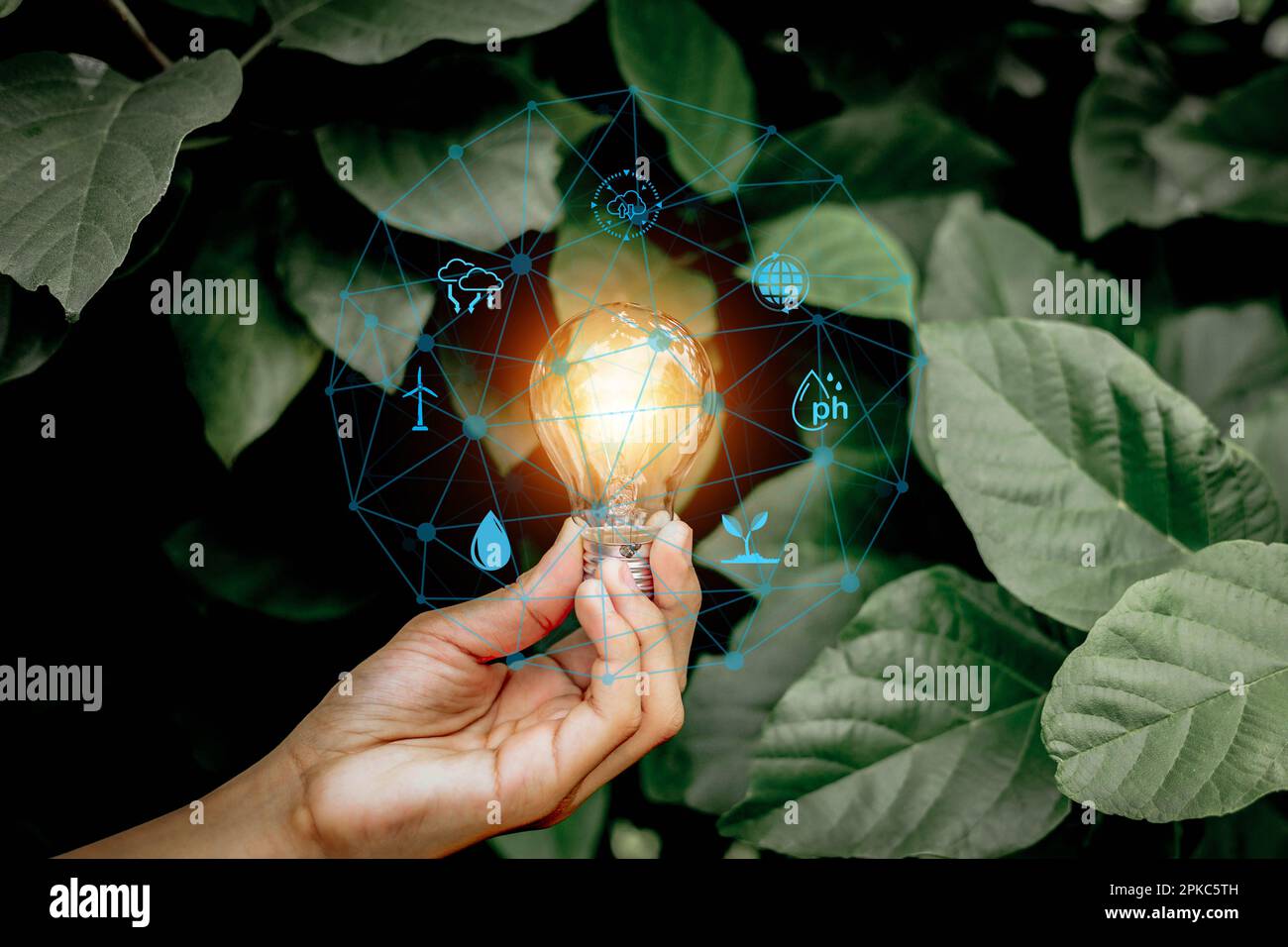 Concept of reducing carbon dioxide emissions in the atmosphere
