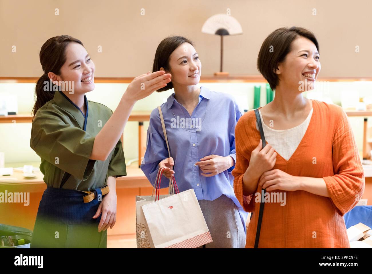 Women shopping Stock Photo