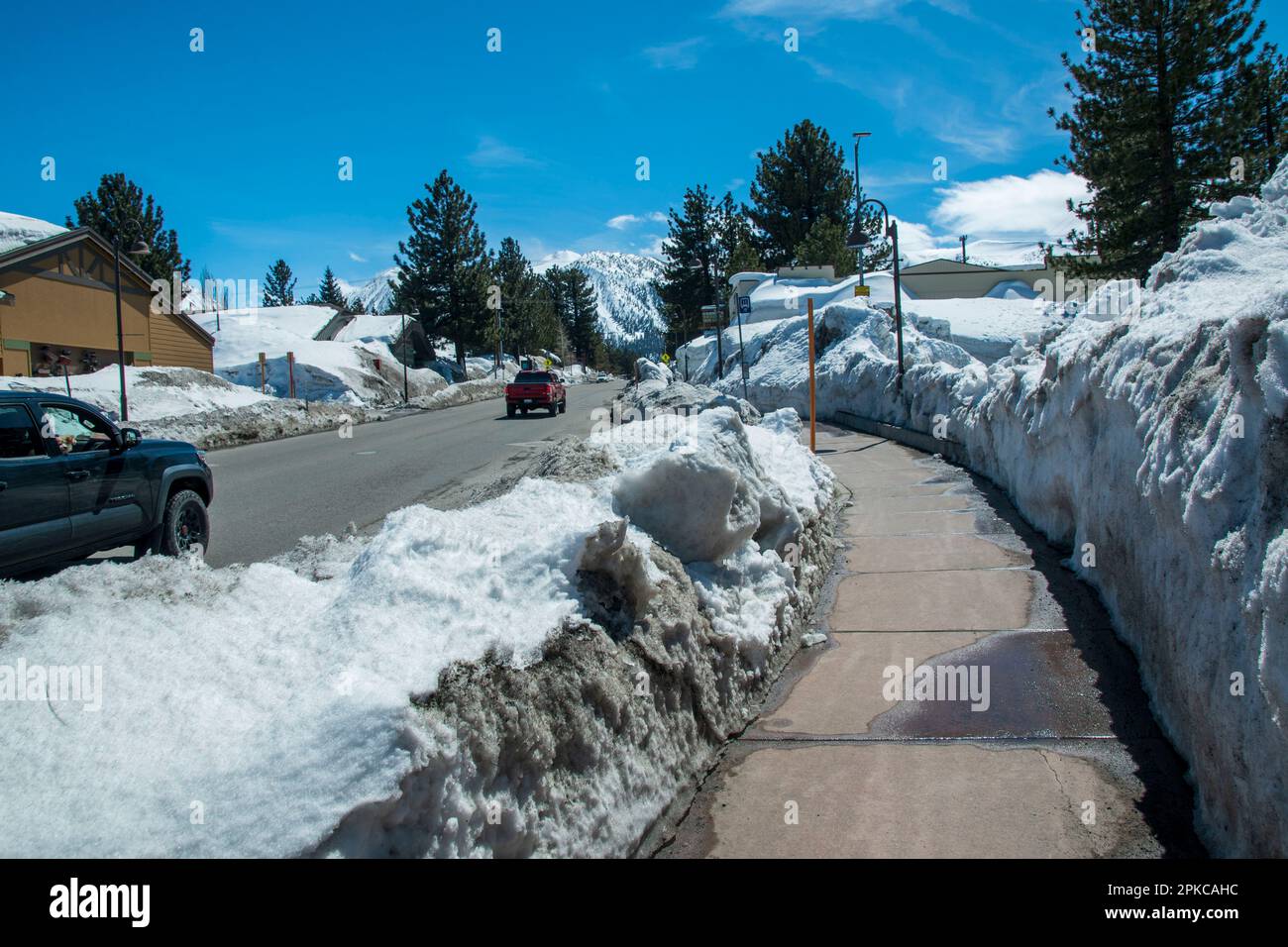 The town of Mammoth Lakes in Mono County, CA, received a record amount