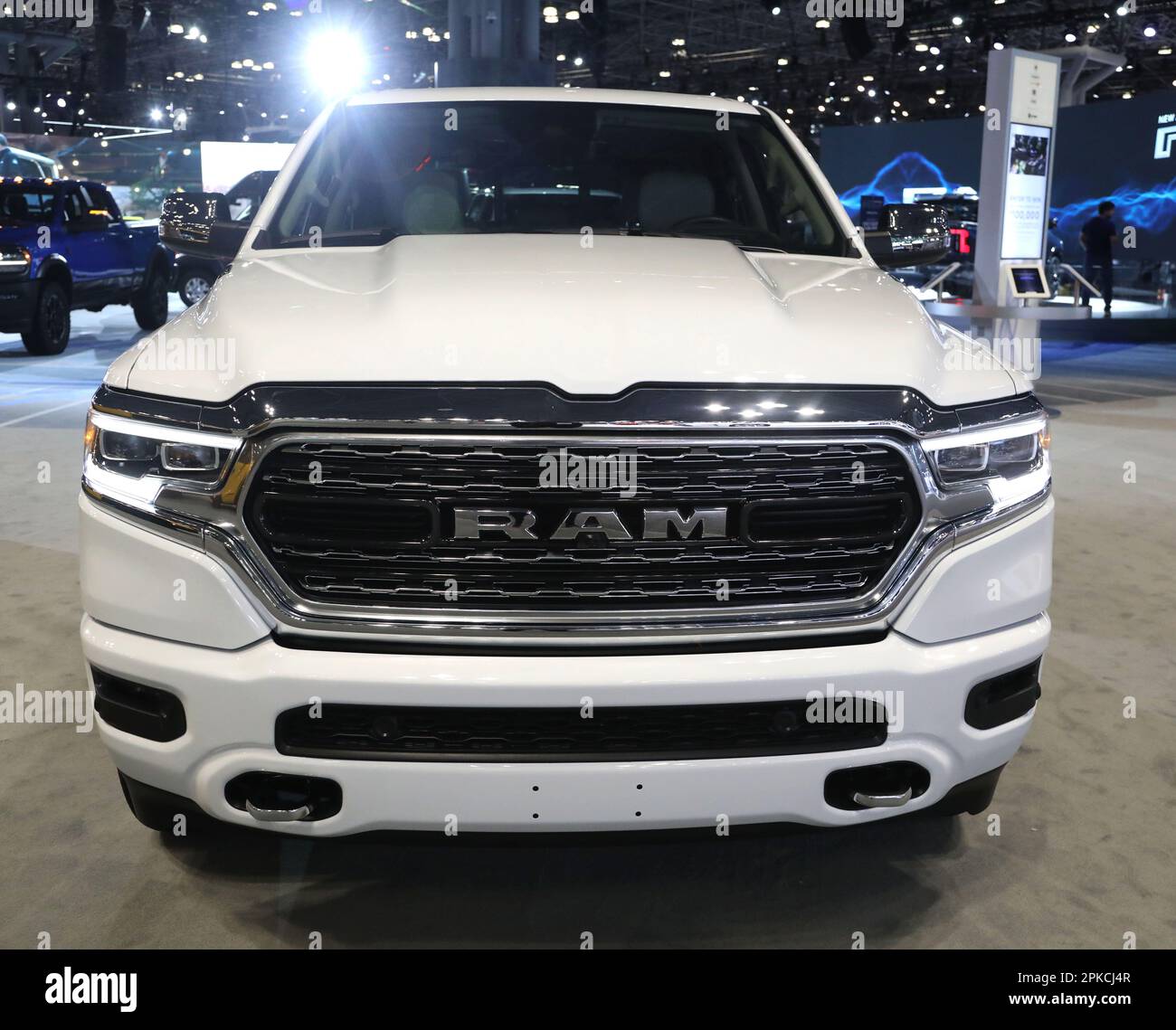 April 6, 2023, New York City, New York, USA: DODGE RAM 1500 LIMITED on  display at the New York International Auto Show held at the Jacob Javits  Center Convention Center. (Credit Image: ©