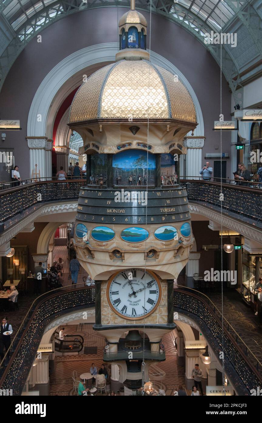 The Australian Clock at Queen Victoria Building, Sydney, New South
