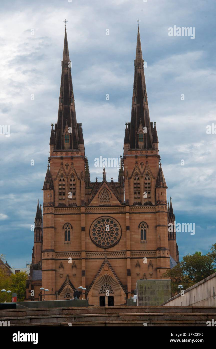 St Mary's Cathedral, Sydney, New South Wales, Australia Stock Photo
