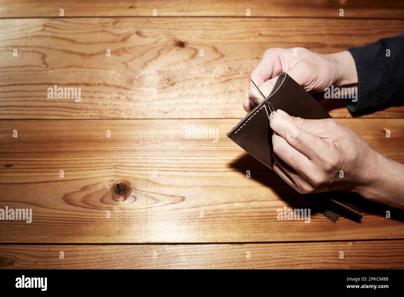 Handmade leather goods hi-res stock photography and images - Alamy