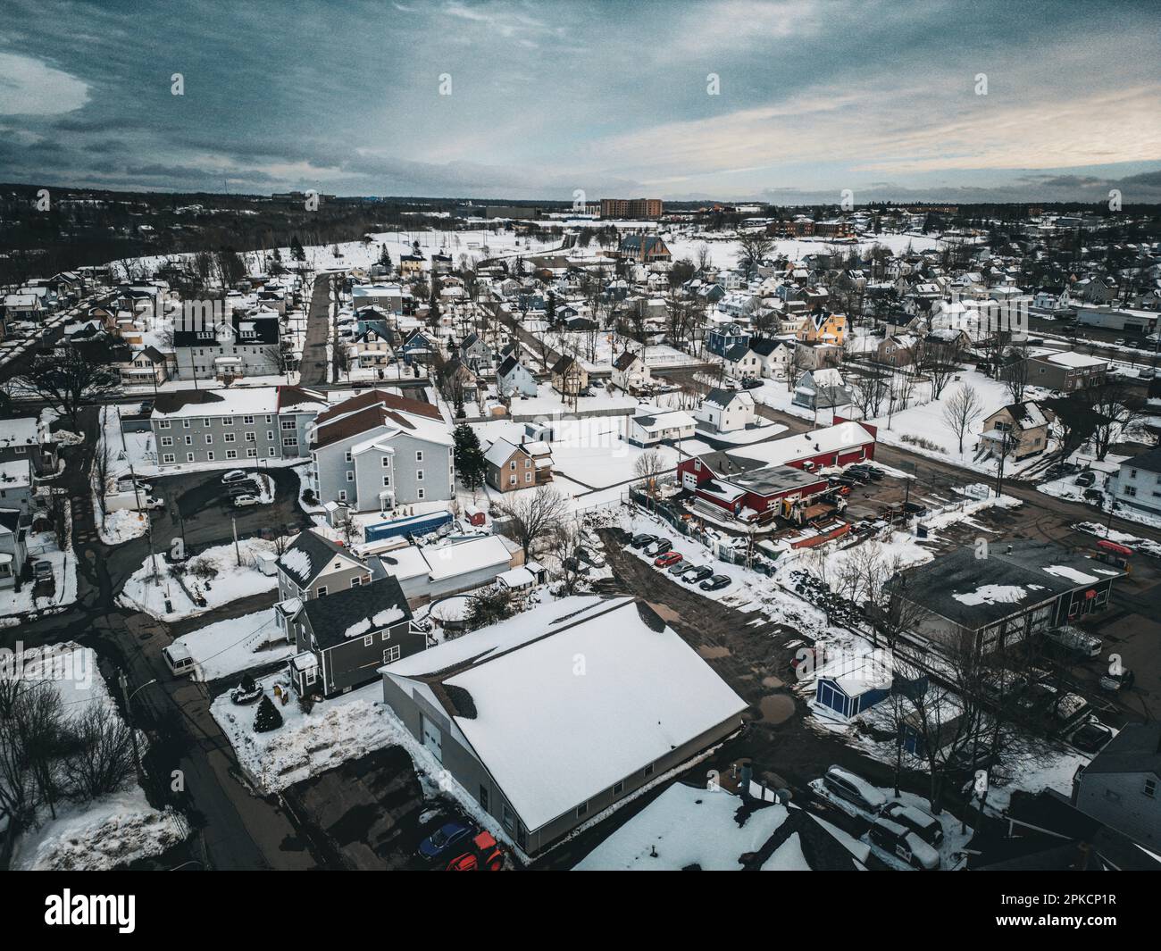 Streets rooftops in white hi-res stock photography and images - Alamy