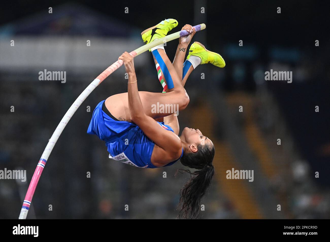 Roberta Bruni (Italy). Pole vault women. European Championships Munich