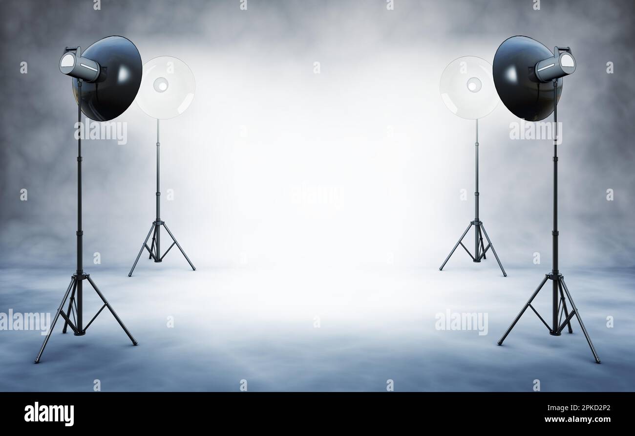 3D rendering of a studio background Stock Photo - Alamy