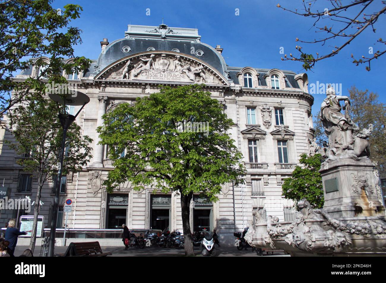 Caisse d'Epargne a Marseille, ALtstadt, Marseille, France Stock Photo