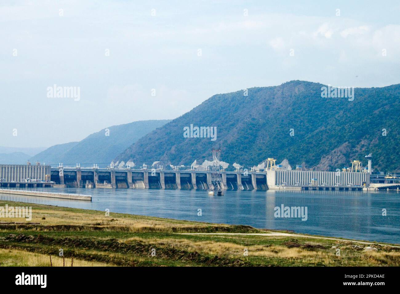 Dam, Iron Gate, Danube, Serbia Stock Photo Alamy