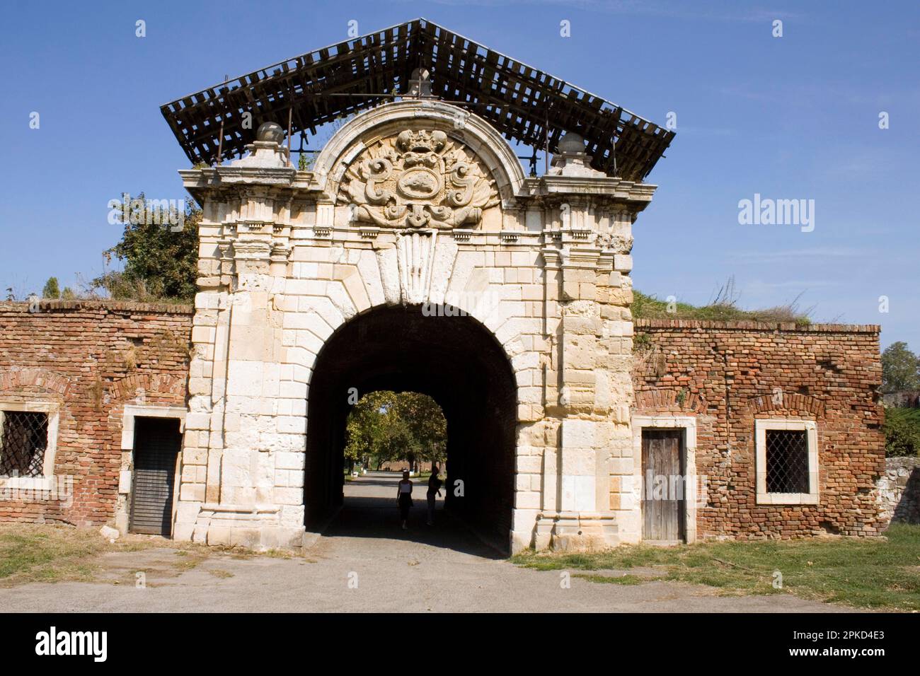 Charles VI Gate, Kapija Karla VI, Donji Grad, Lower Town, Belgrade Fortress, Kalemegdan Park, Belgrade, Serbia Stock Photo
